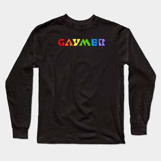 Gaymer Long Sleeve T-Shirt by RussellTateDotCom